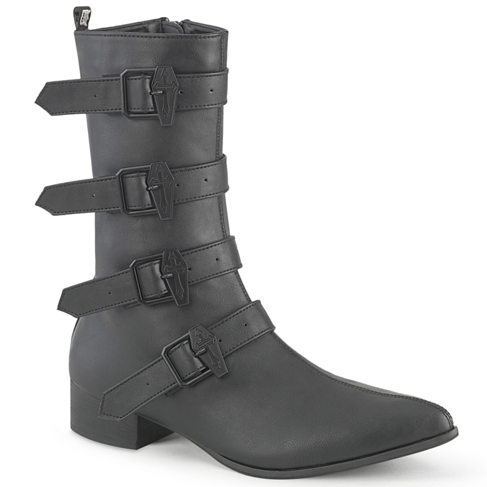DemoniaCult - WARLOCK-110-C Bottes - Noir